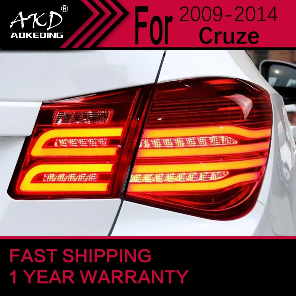 

Car Lights for Chevrolet Cruze LED Tail Light 2009-2014 Cruze Rear Stop Lamp Brake Signal DRL Reverse Automotive Accessories