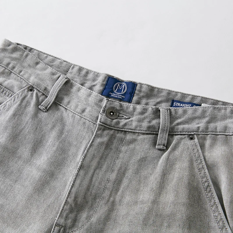 Metersbonway Hole Jeans Men Perforated New Summer Classic Standard Straight Leg Jeans Pants Brand High Quality Denim Trousers