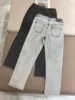 2025 Women's Cotton Jeans High Waist Tapered Denim Trousers Casual Versatile Small Straight Pants 2