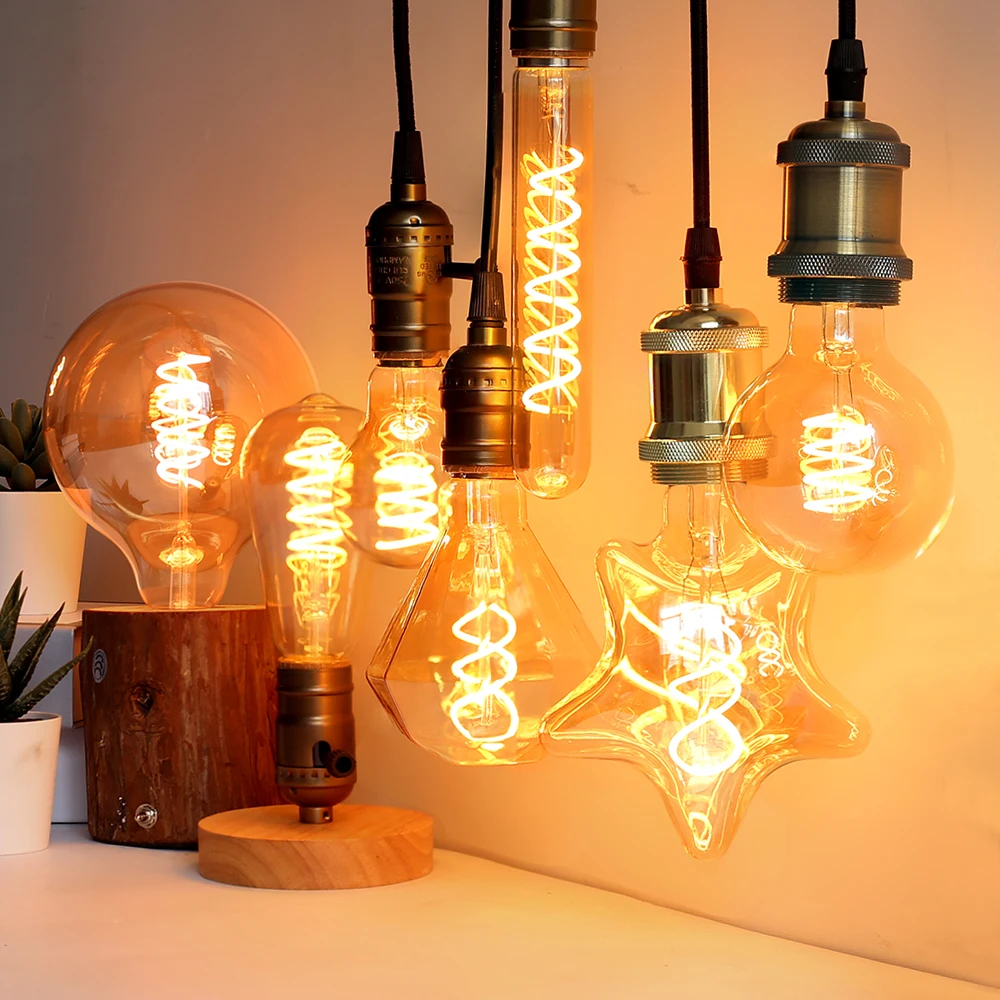 รูปสินค้า หลอดไฟสไตล์ย้อนยุค Vintage Edison LED ตกแต่งบ้าน