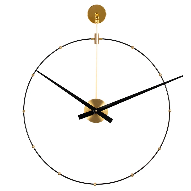 Creative Large Gold Wall Clock 3d Metal Modern Clocks Wall Home Decor