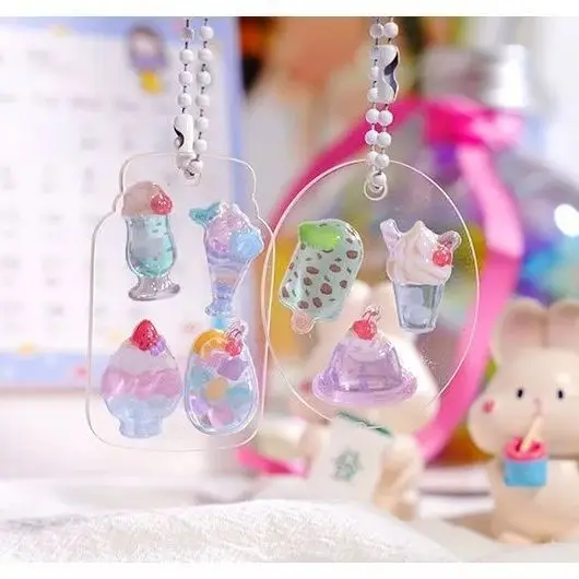 1장 3D 캡슐 글루 릴리프 귀여운 스티커 DIY 다이어리 휴대폰 카메라 장식 귀여운 스티커