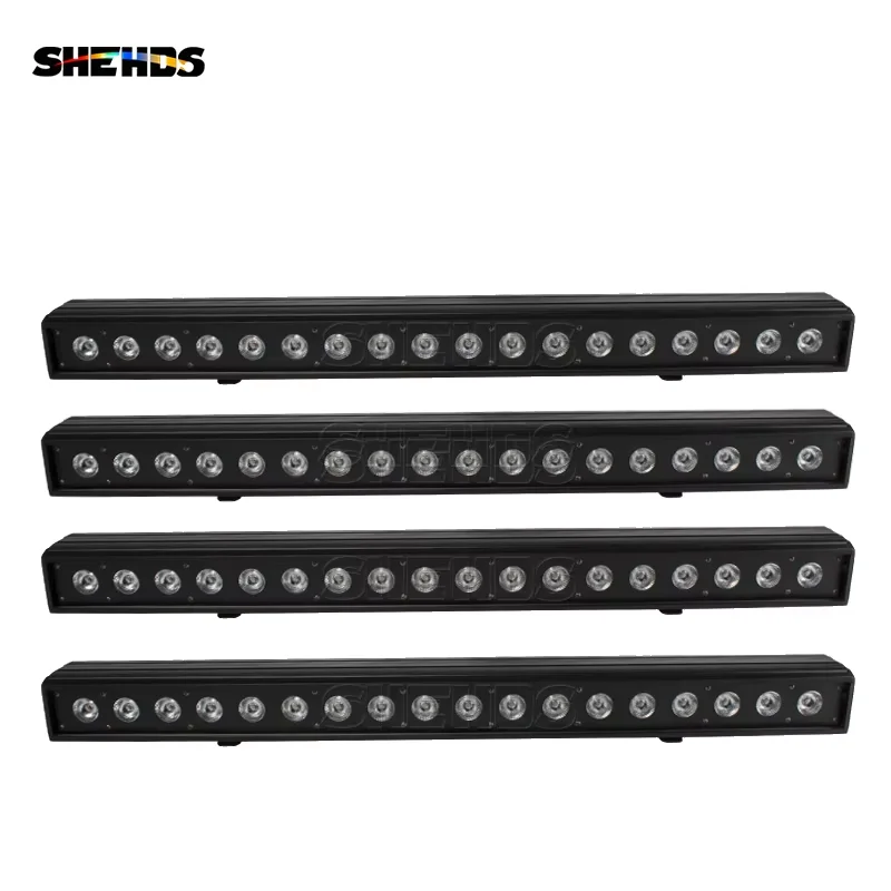 SHEHDS LED 18x18W 워시 벽 투광 조명 풍경 홍수 조명 Dj 디스코 파티 웨딩 크리스마스 조명 청중