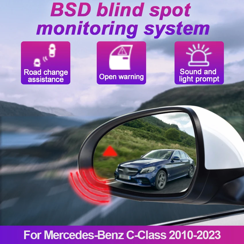 

Автомобильная система обнаружения слепых зон BSD BSA BSM автомобильные датчики привод зеркало заднего вида для Mercedes-Benz C-Class 2010-2023
