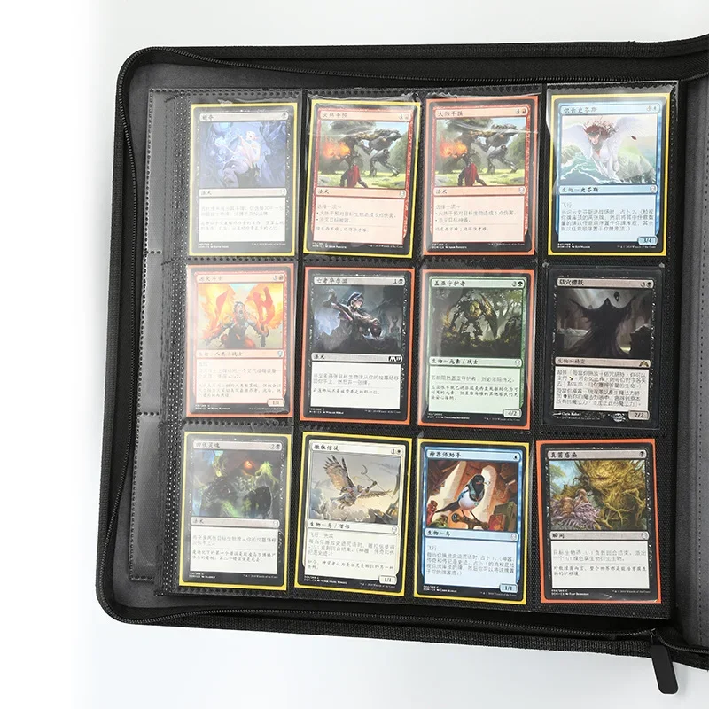 Card Binder For Trading Cards - 16 Pocket, Holds 1024 Cards, Ringless, Zippered PU Leather - View #6