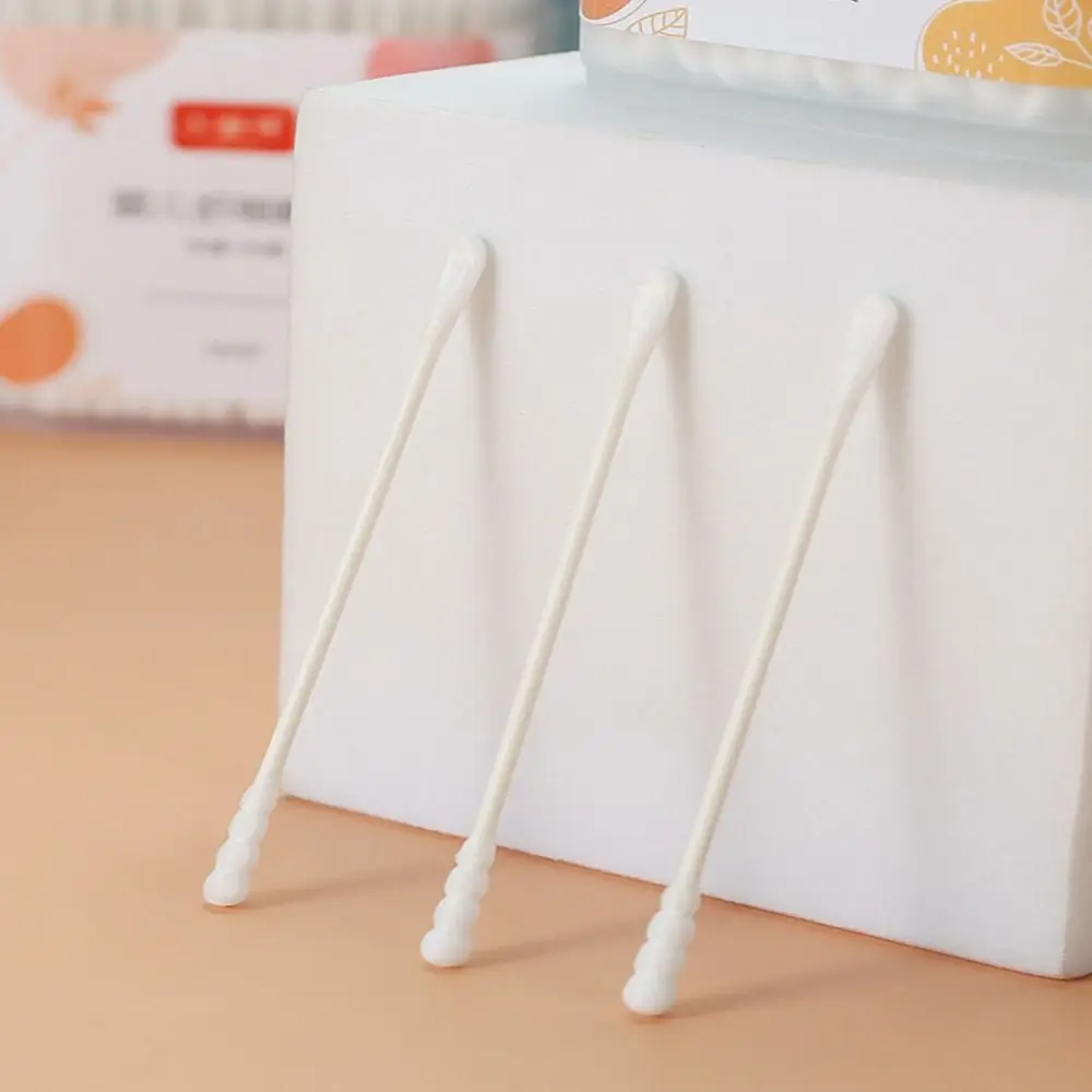 Multi-purpose Baby Care Product Spiral Head Double Head Cleaning Tampons Baby Cotton Swab Nursing Supplies Cotton Buds