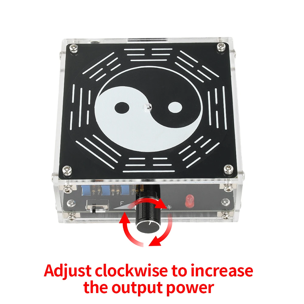 DC15V 2A Schumann Wave Generator 15W Adjustable Sine Wave Signal Generator DC Interface 6.8Hz/7.83Hz/8.3Hz