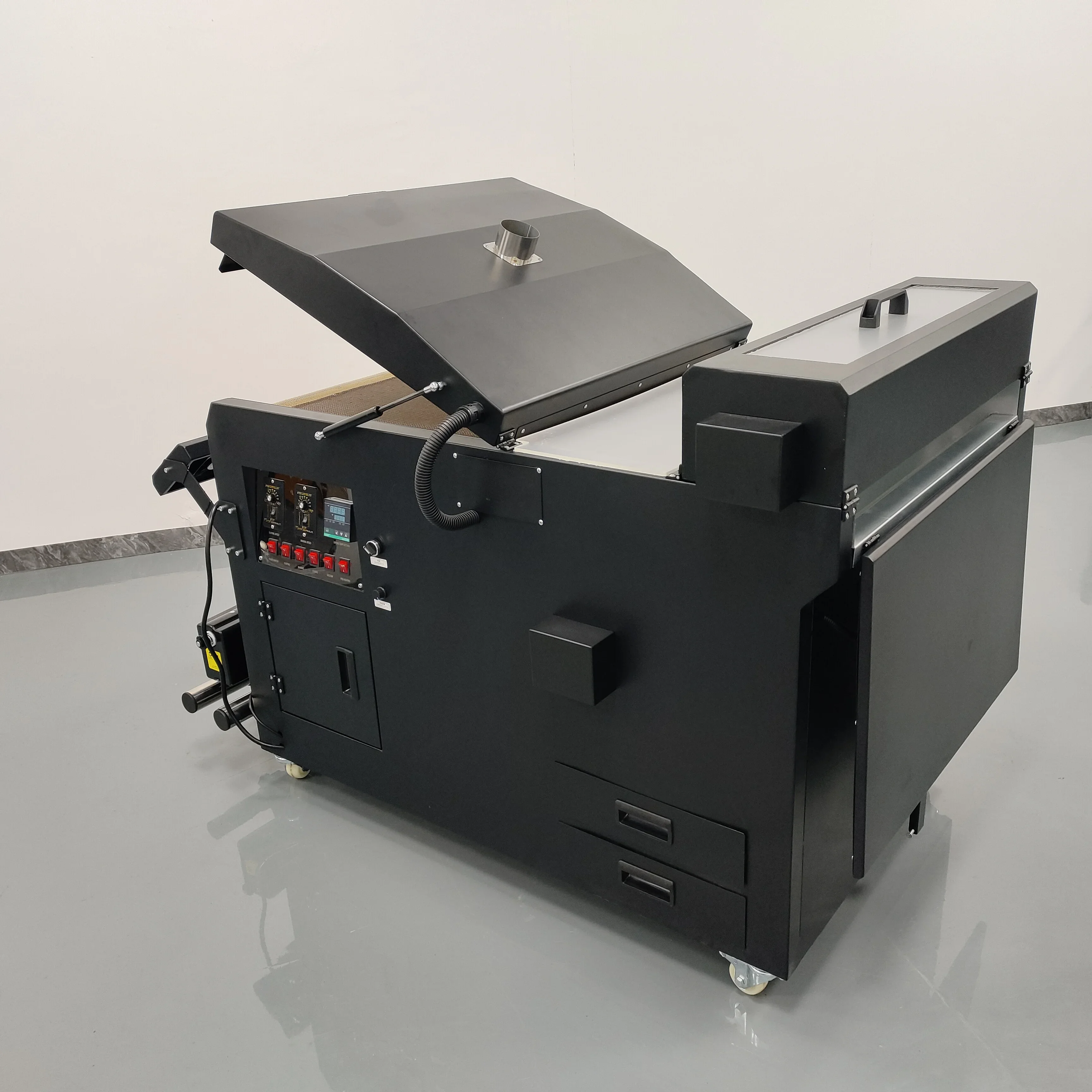 #For 60cm A1 vertical galaxy  powder shaker machine conveyor dtf powder shaker drying and dryer machine for t-shirt