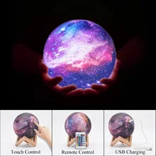 

Moon Lamp for Bedroom Night Lamp Home Decorations 3D Moon Light for Kids USB Charging Peculiar Table Lamp Valentines' Day Gift