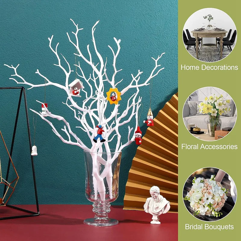 1Pc Artificial Plants Plastic Antler Shaped Tree Branch Home Outdoor Garden Wreath Wall Festival Wedding Diy Hot Sale Decoration – Detail 3