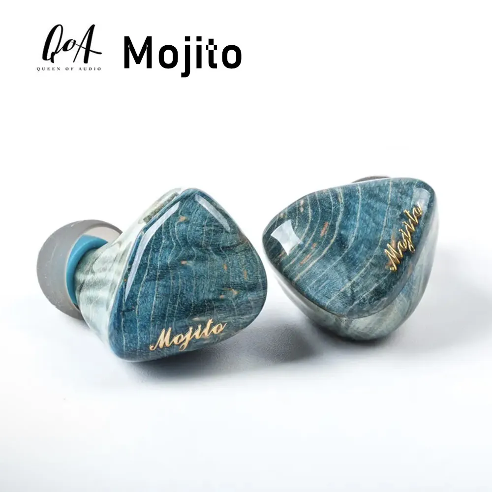 

QOA Mojito 2 Sonion BA+4 Knowles 6BA Driver Units In Ear Earphone HIFI DJ Monitor IEM 2Pin Silver-plated Copper Cable Headset