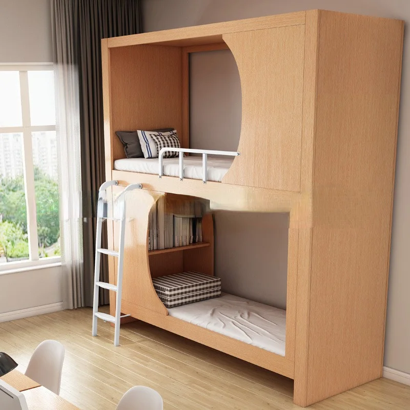 The product can be customized. bunk beds, bunk beds, students' solid wood dormitory