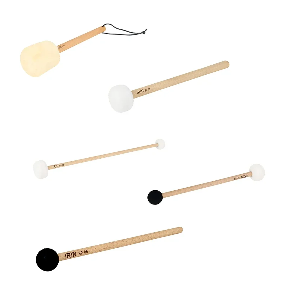 Bacchette Per Batteria In Feltro Di Lana - 2 Martelli Con Manico In Legno, Per Percussioni - Foto 8