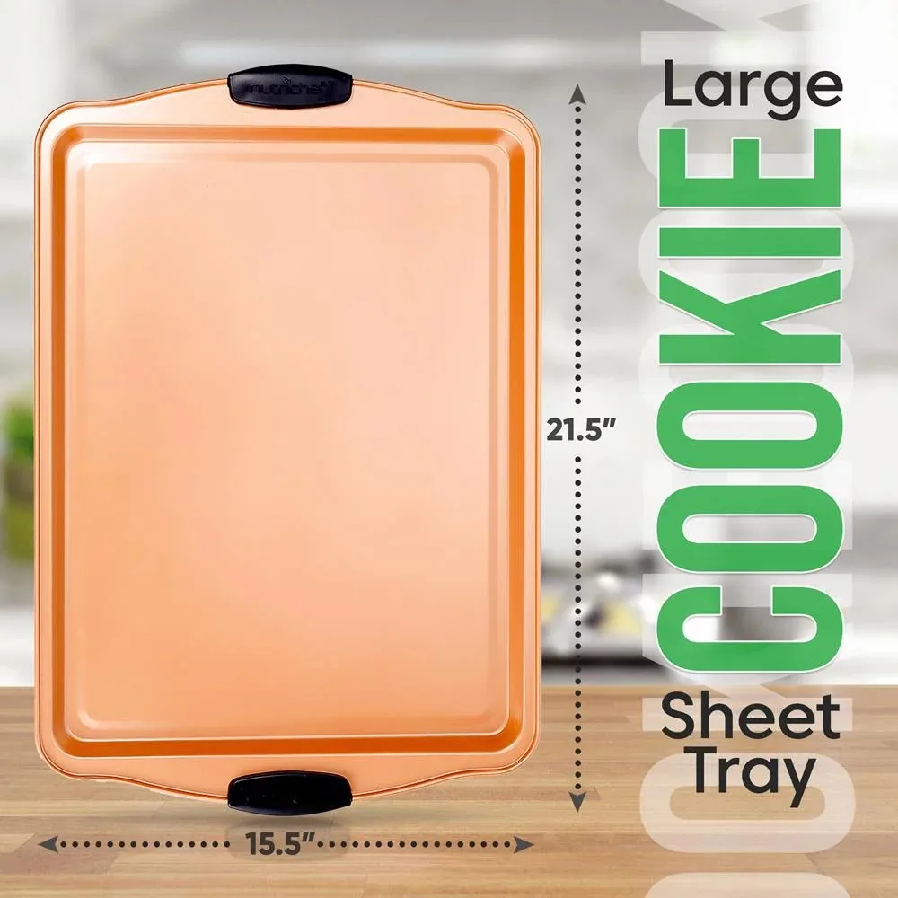 NutriChef Non-Stick Steel Cookie Sheet