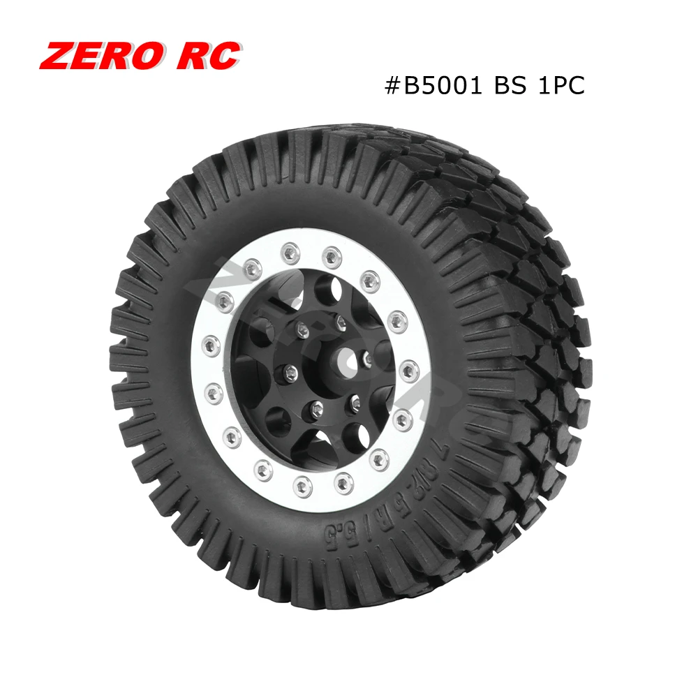 組み立てられた金属タイヤ,1.55 1/10インチホイール76mm,1/12 rc