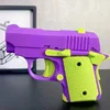 3D Carrot gun Mini 1911 Toy Gun Model Cannot Shoot Printing Fidget Toys For Kids Adults Boys Birthday Gifts 1