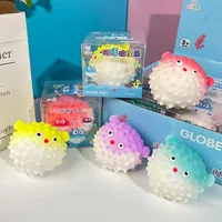 Cute Funny Round Puffer Fish Squeeze Toy Stress Relief Fingertip Toy Stress Ball Fidgeting Kids Toy Kawaii Puffer Fish Baby Gift 1