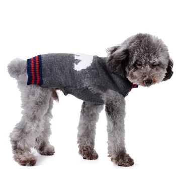 Winter Cartoon Dog Clothes Fashion Dog Knitted Sweater Christmas Puppy Turtleneck Cute Soft Cat Sweater Pet Pullovers Supplies 4