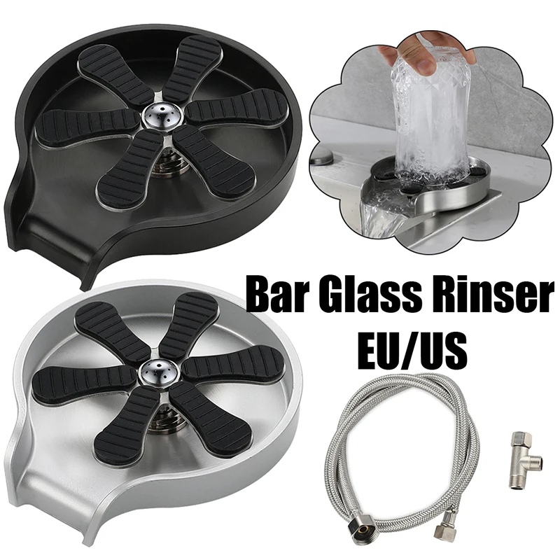 Glass Rinser For Kitchen Sink High Pressure Automatic Bar Glass Rinser