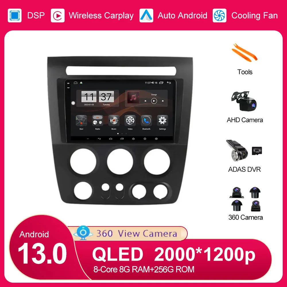 

Android 13 For Fiat Uno 2014 - 2020 Car Radio Multimedia Video Player Auto Stereo WIFI BT IPS Screen No DVD