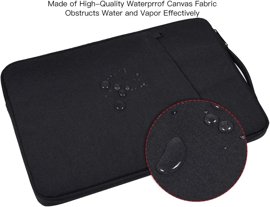 Premium 13-Inch Laptop Sleeve with Handle and Storage Pocket