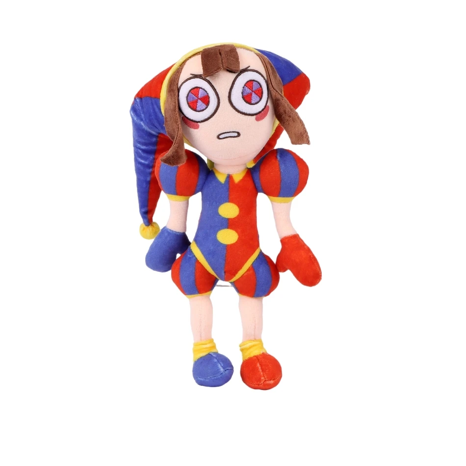 thumbnail image 1 of The Amazing Digital Circus Pomni Jax Plush Toy Anime Cute Theater Rabbit Doll StuffedCartoon Clown Christmas Kids Gifts, 1 of 5