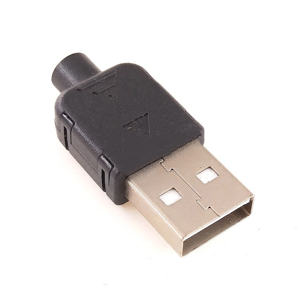 솔더 타입 어셈블리 블랙 A 타입 DIY USB USB 2.0 커넥터 남성 US..