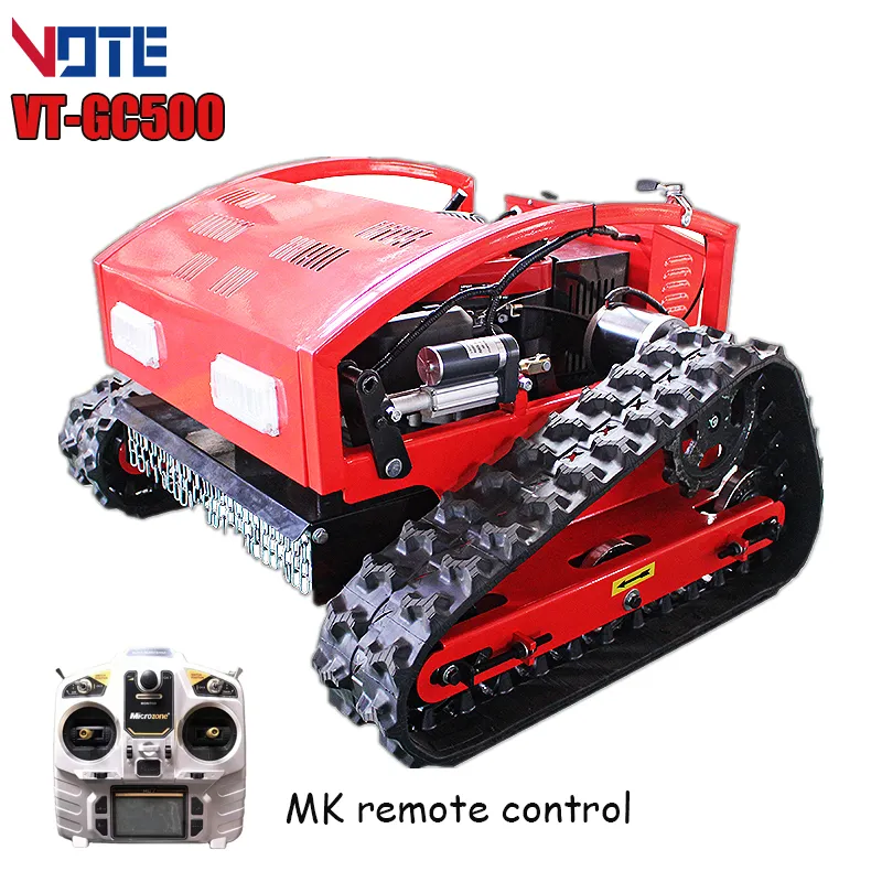 

Crawler Robot Lawn Mower Self Propelled Remote Control Walking Tractor Garden Grass Cutting Machine Automated customized