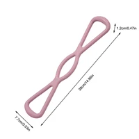 Resistance Bands Yoga 8 Word Tension Device Back Training Rope Open Neck Stretch Belt Silicone Fitness Equipment Arm Exercise - Image 6