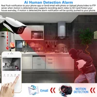 Caméra de sécurité analogique CCTV filaire, extérieur, rue, étanche, AHD, caméra de vidéosurveillance bretonne, BNC, XMEYE, 4K, 5MP, AHD, DVR View 3