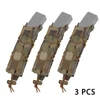 Tactical Long 9mm Magazine Pouch Pistol Submachine Gun Mag Carrier Extended Single Bag Versatile MOLLE Outdoor Hunting Airsoft 1
