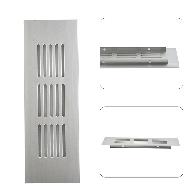 Ventilation Grille Air Vent Grille Cover Multi-size Vents Perforated Sheet  50mm Aluminum Alloy Rectangular Furniture Accessories - AliExpress
