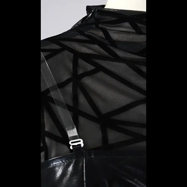 Аниме SAKAMOTO DAYS Osa-Ragi косплей костюм женская униформа черное кожаное платье