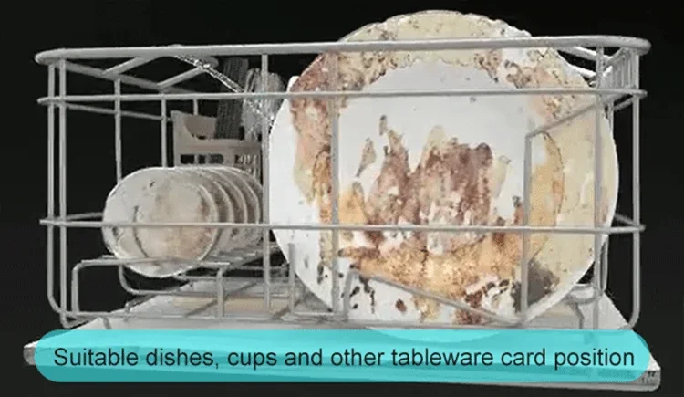 Household Automatic Dishwasher Commercial Kitchen Countertops Stainless Steel Household Dishwasher 5