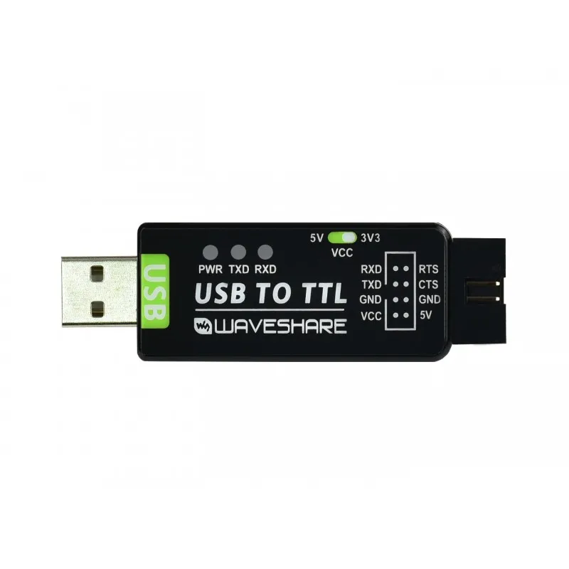 

Waveshare промышленный преобразователь USB в TTL, оригинальный FT232RNL, мультизащита и поддержка систем