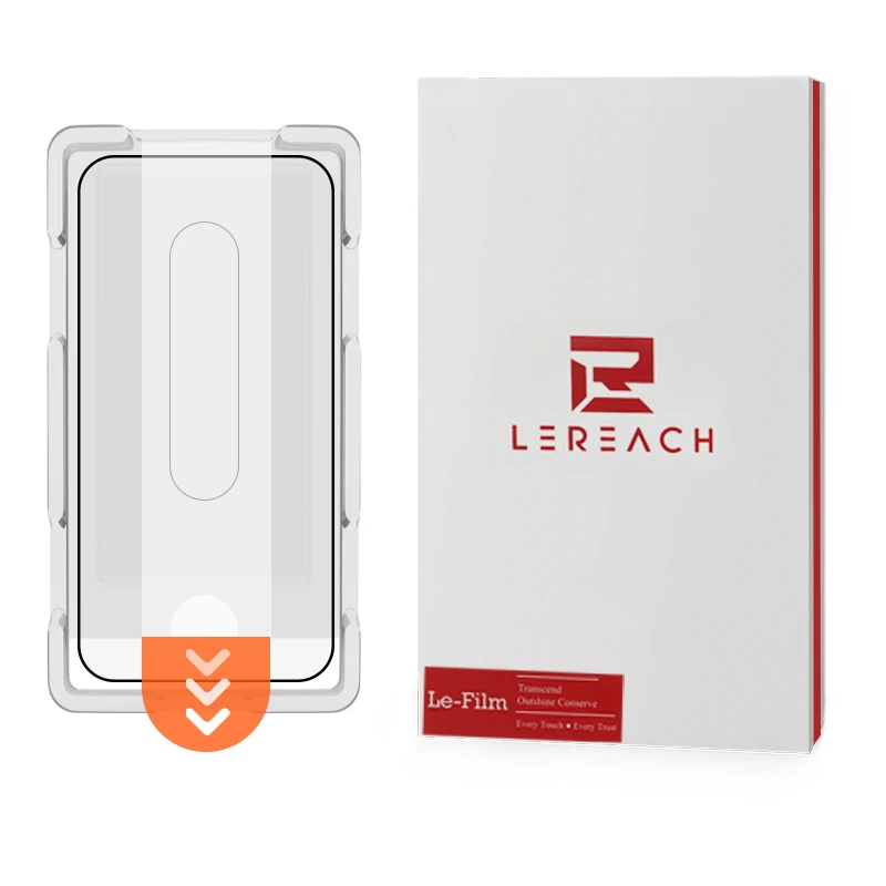 Lereach Tempered Glass Screen Protector with Positioning Box