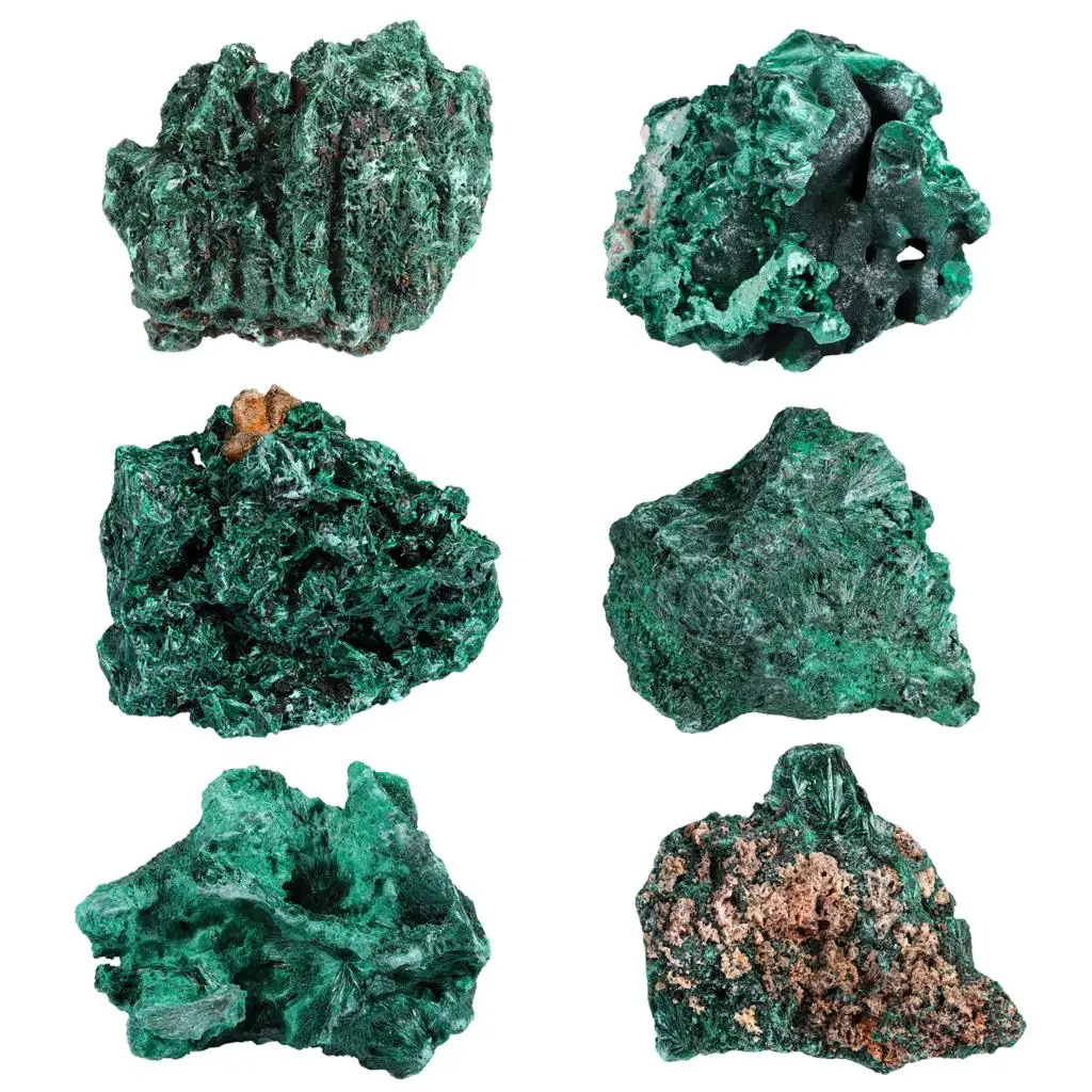 100-300g Healing Rough Malachite Natural Raw Gemstone Minerals Specimen Feng Shui Home Decoration