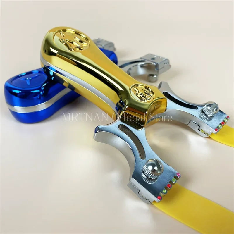 High-Power Aiming Alloy Slingshot High Quality Slingshot With Rubber Band Outdoor Sports Hunting Shooting Catapult 6