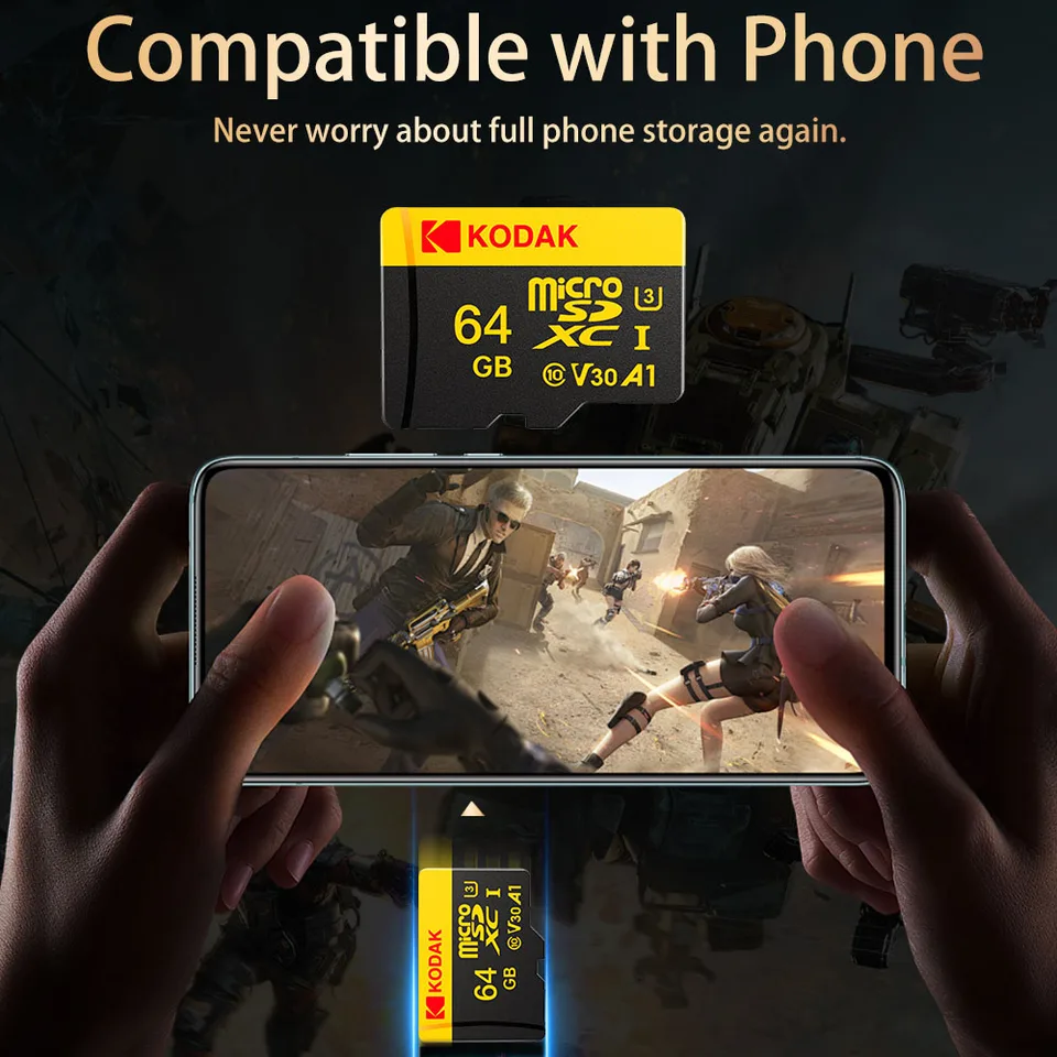 Mirco Sd Card for Kodak Charmera Keychain Digital Camera 32GB 64GB