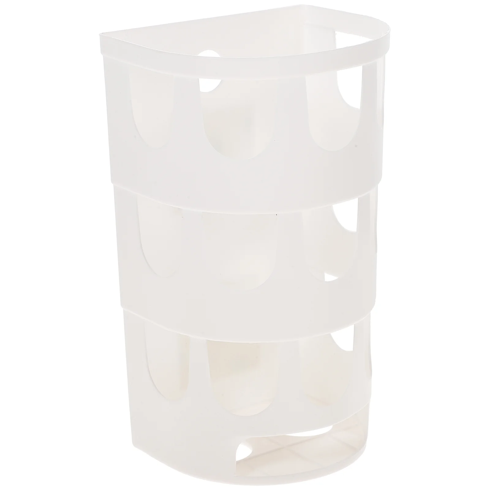 

Storage Rack Home Plastic Bag Holder Holes Large Trash Bags Box Dispenser Organizer