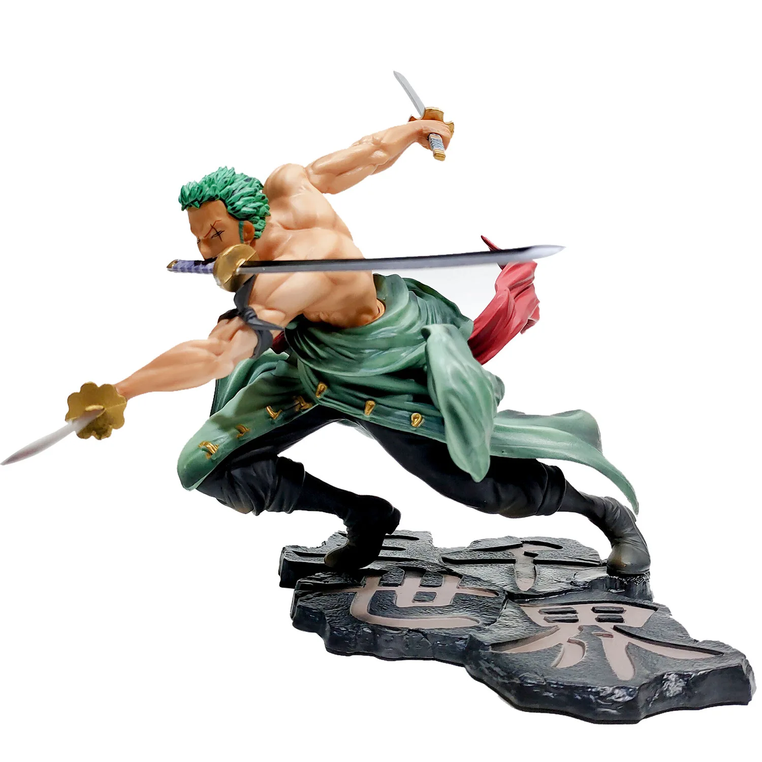 15Cm One Piece Anime Figure Gk Roronoa Zoro Tre Lame Sa-Massimo Anime Statue Action Figure Collection Model Kid Toy