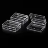Acrylic Transparent Box Lid Jewelry Candy Storage Box Badge Commemorative Coin Storage Box Personal Postcard Box Home Accessory 5