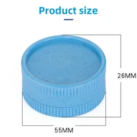 JUSES' S 24Pcs/Lot Grass Smoke Grinders for Smoking Pipe Accessories Degradable Environmental Protection Herbal Tobacco Crusher 2