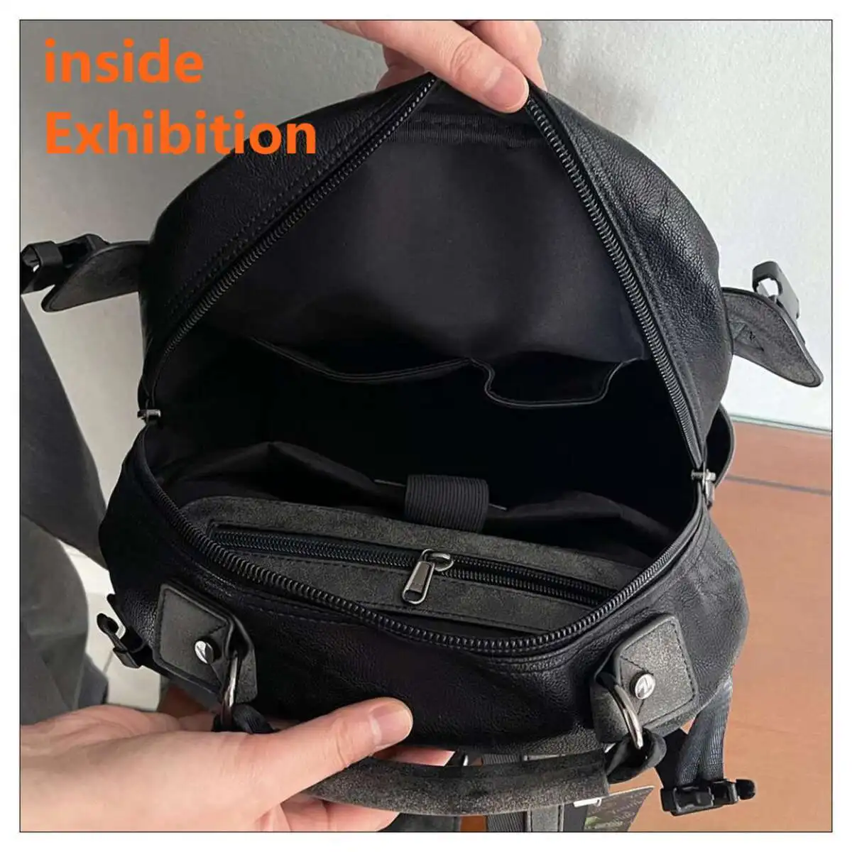 New trendy backpack, truly fashionable, large capacity, leather backpack, durable and wear-resistant, highlighting your uniqueness_voghion.com