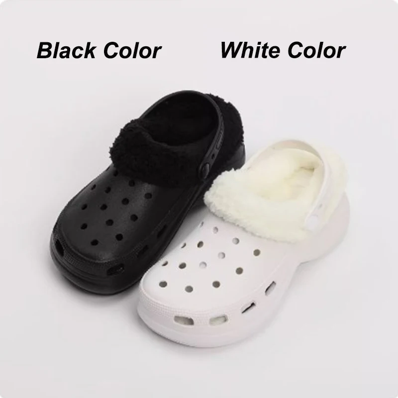 Winter Keep Warm Plush Shoe Covers Insoles For Feet Lining For Slippers Clogs DIY Accessories Indoor Cotton Shoes Fur Liners
