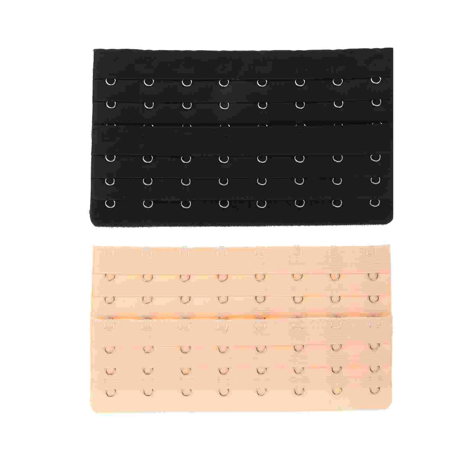 

4 Pcs Accessories for Women's Bras Extension Buckle Hooks Comfortable Extenders Strap Buttons Back Elastic Miss