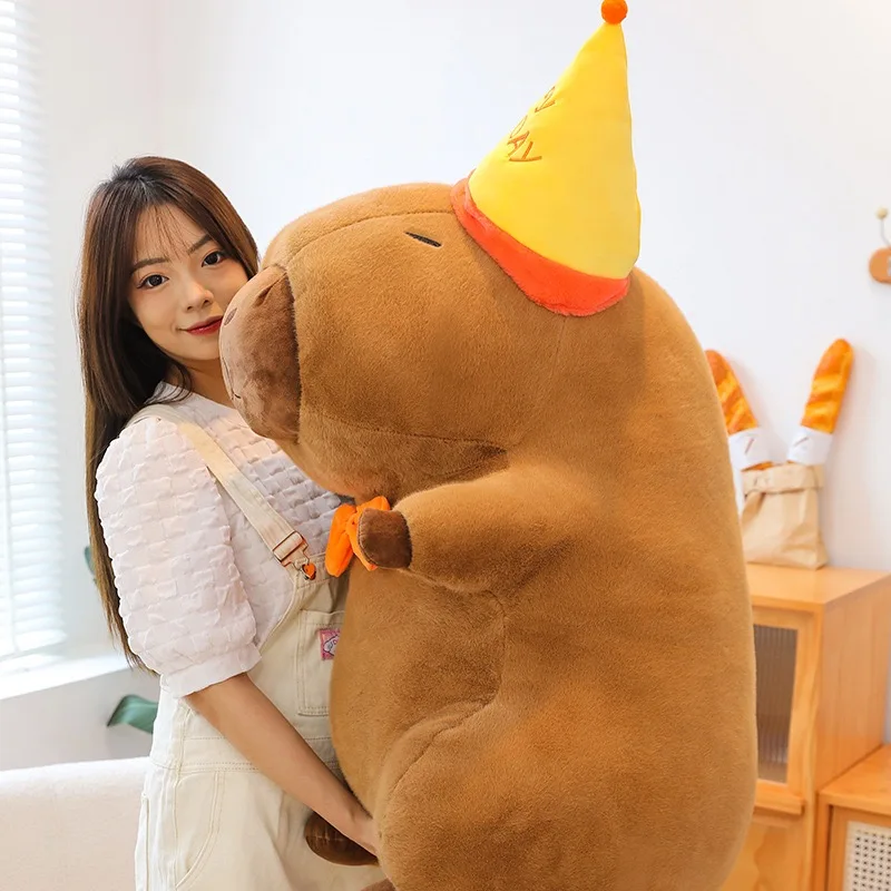 23/35cm Capybara Plush Toy - Ultra Soft Anime Stuffed Animal Doll, Cute Christmas & Thanksgiving Gift for Children