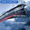 For Tesla Model 3 Y S Front Wiper Blades Brushes Cutter Accessories Rubber Windshield Wiper Universal 4