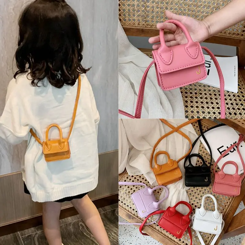 Kids Purses and Handbags Mini Crossbody Bag 2023 Cute Little Girl Small Coin Pouch Toddler Purse Hand Bag PU Children Tote Bags