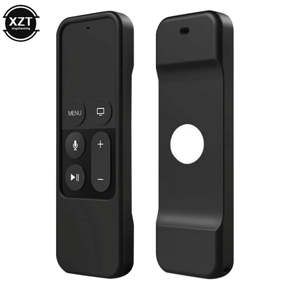 Silicone Case For Apple TV 4 Remote Control Protective Cover Skin Waterproof Dust Storage Bag Organizer Home Protection silicone remote case silicone remote sleeve silicone remote cover silicone case protector remote controller cover